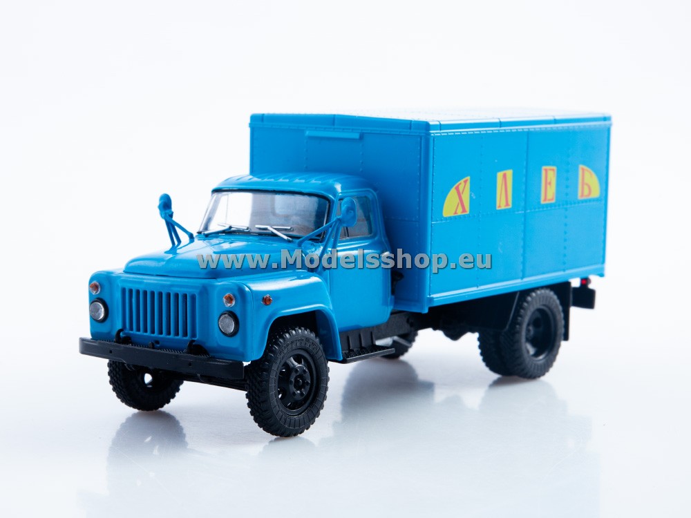 AI1214 GZSA-3704 (GAZ-52, new radiator grill version) bread van /blue/