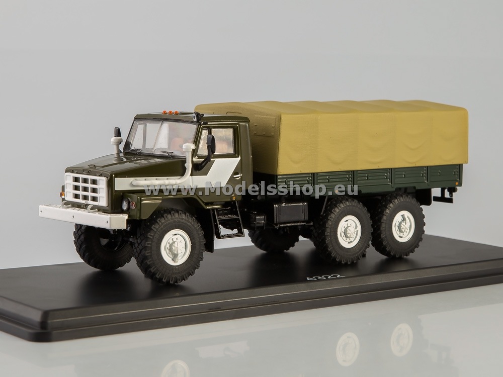 SSM1221 URAL-43223 flatbed truck with tent