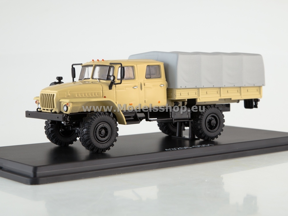 SSM1227 URAL-43206-0551 flatbed truck with tent /beige/