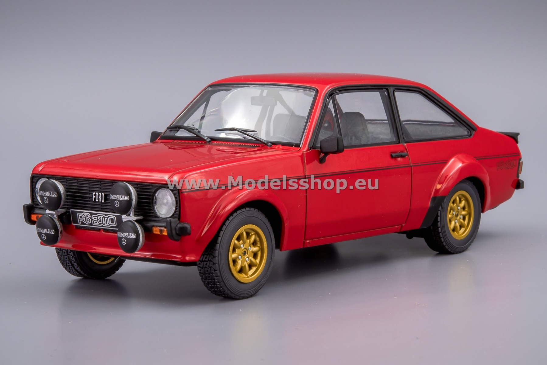 WhiteBox WB124223 Ford Escort MK II, 1977 /red/
