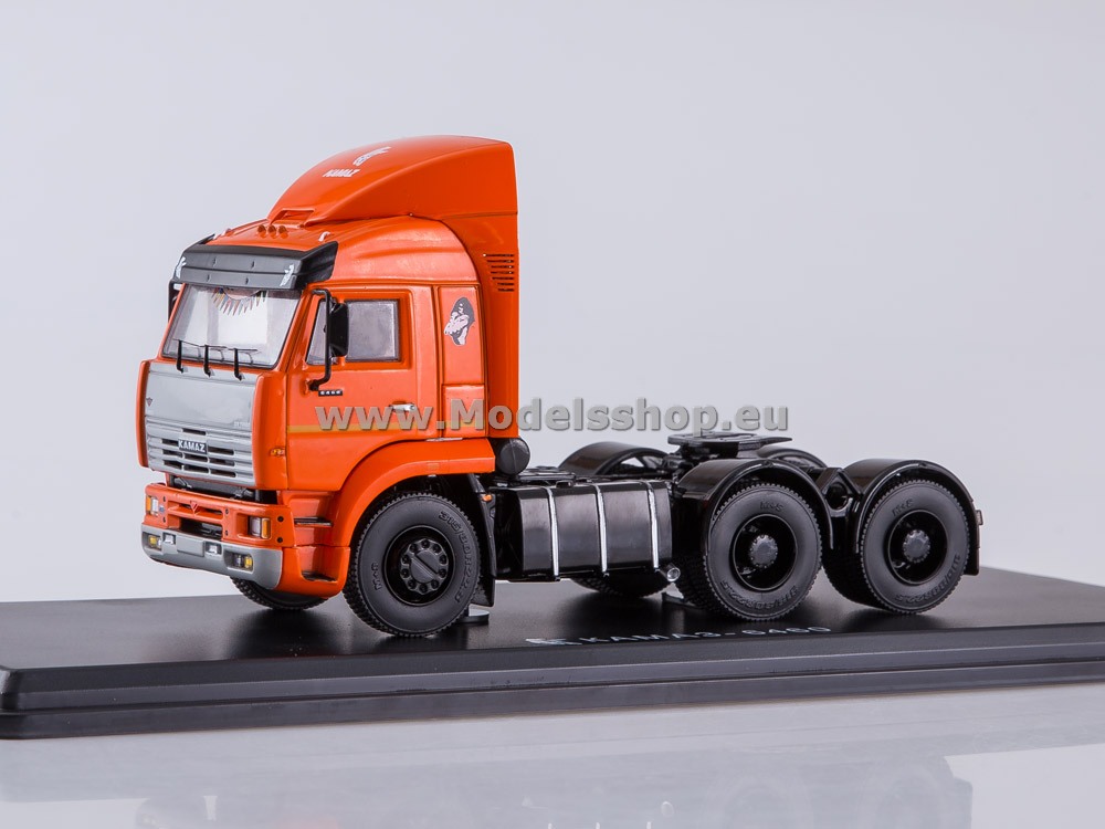 KAMAZ-6460 tractor truck with spoiler /orange/