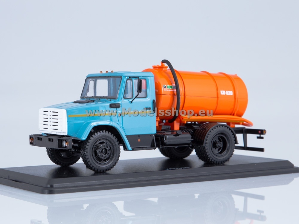 SSM1256 Vacuum tanker KO-520 (ZIL-4333) /blue-orange/