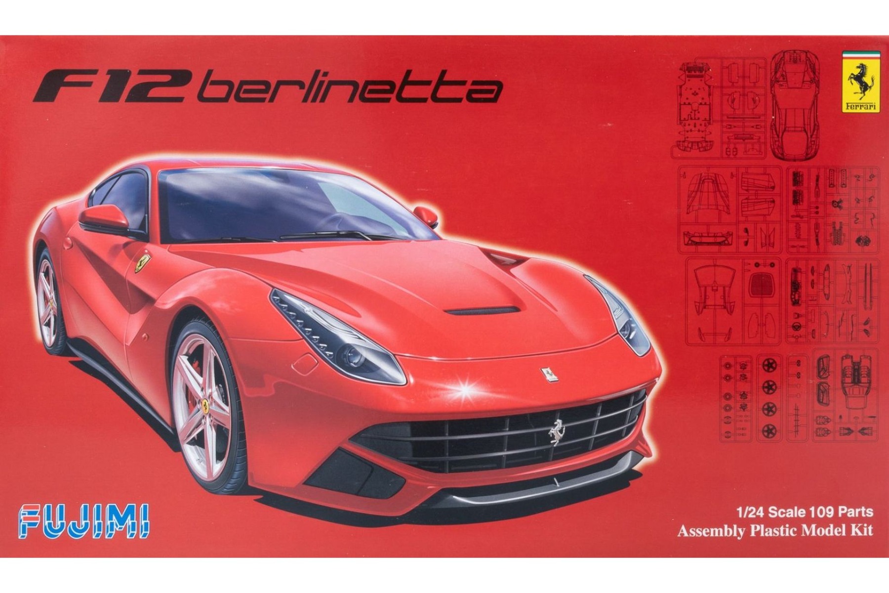 Fujimi FU12562 Ferrari F12 Berlinetta, model kit