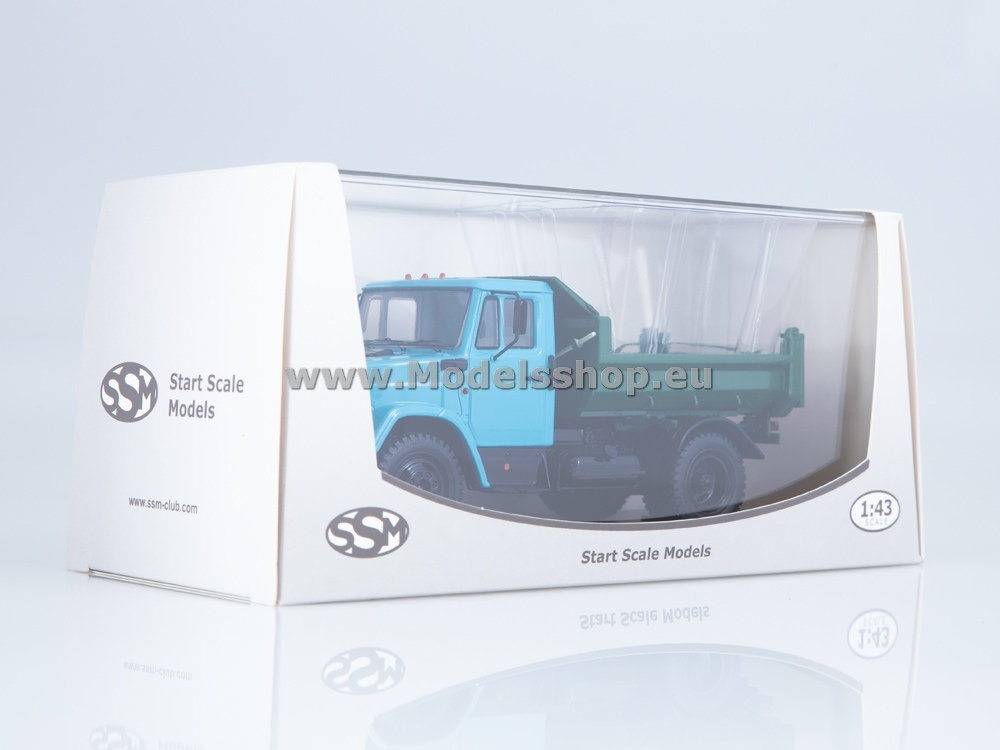 SSM1262 ZIL-MMZ-45085 dump truck /blue-green/