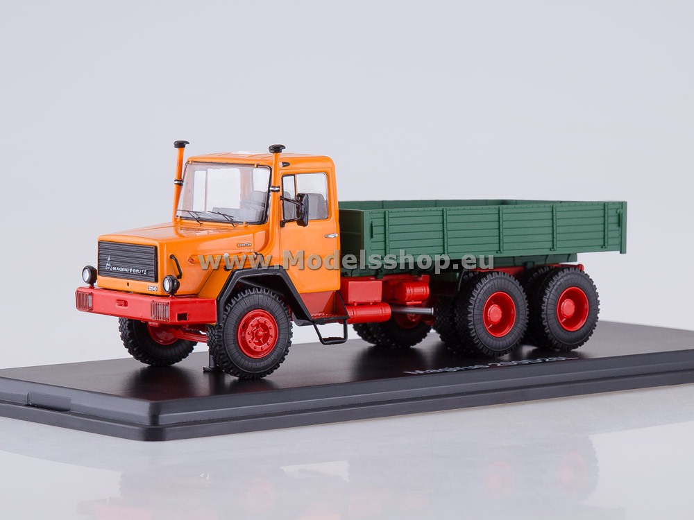 SSM1287 Magirus-Deutz 290D26L flatbed truck /orange-green/