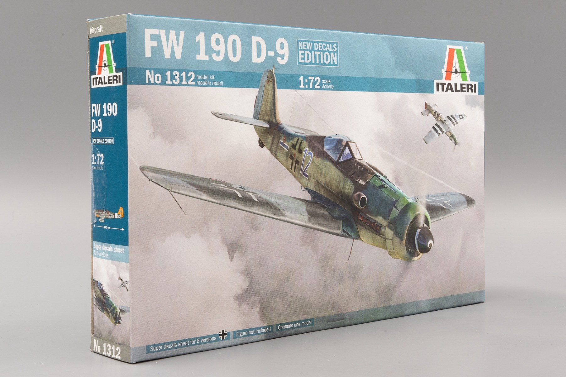 Italeri 1:72 Focke Wulf FW190 D-9 – Maquette Avion Militaire WWII – Kit Plastique à Assembler