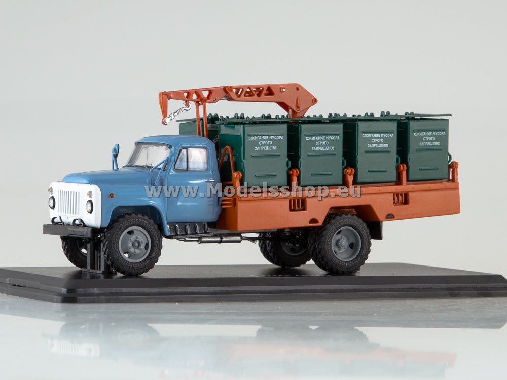 Garbage truck M30 with containers (GAZ-53)