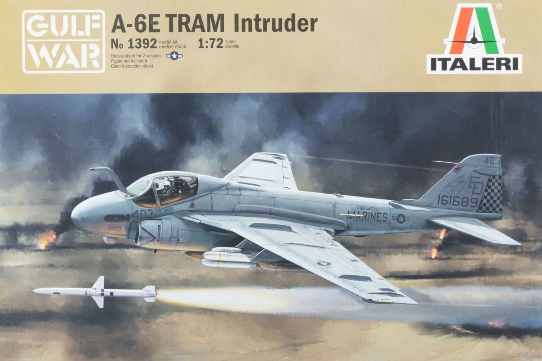 Italeri IT1392 A-6E TRAM Intruder, Gulf War, model kit