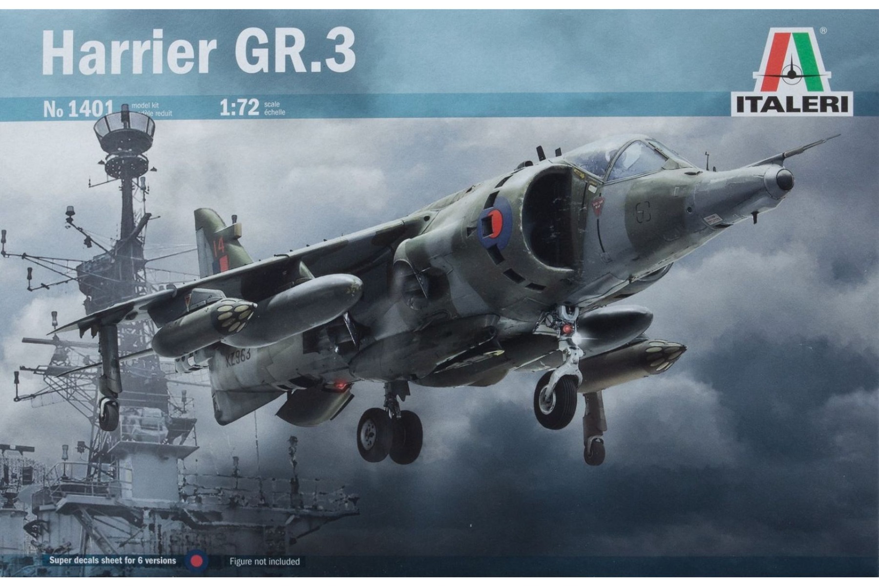 Italeri IT1401 Harrier GR.3 Falklands war, model kit