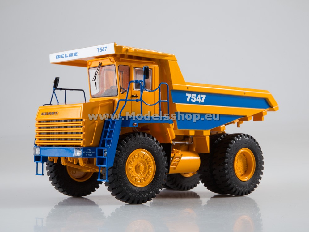 SSM1443 BELAZ-7547 mining dump truck /yellow-blue/
