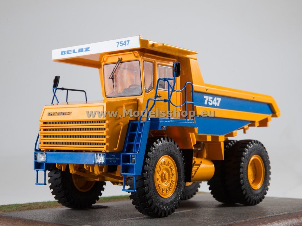 SSM1443 BELAZ-7547 mining dump truck /yellow-blue/ SSM1443 BELAZ-7547 mining dump truck /yellow-blue/