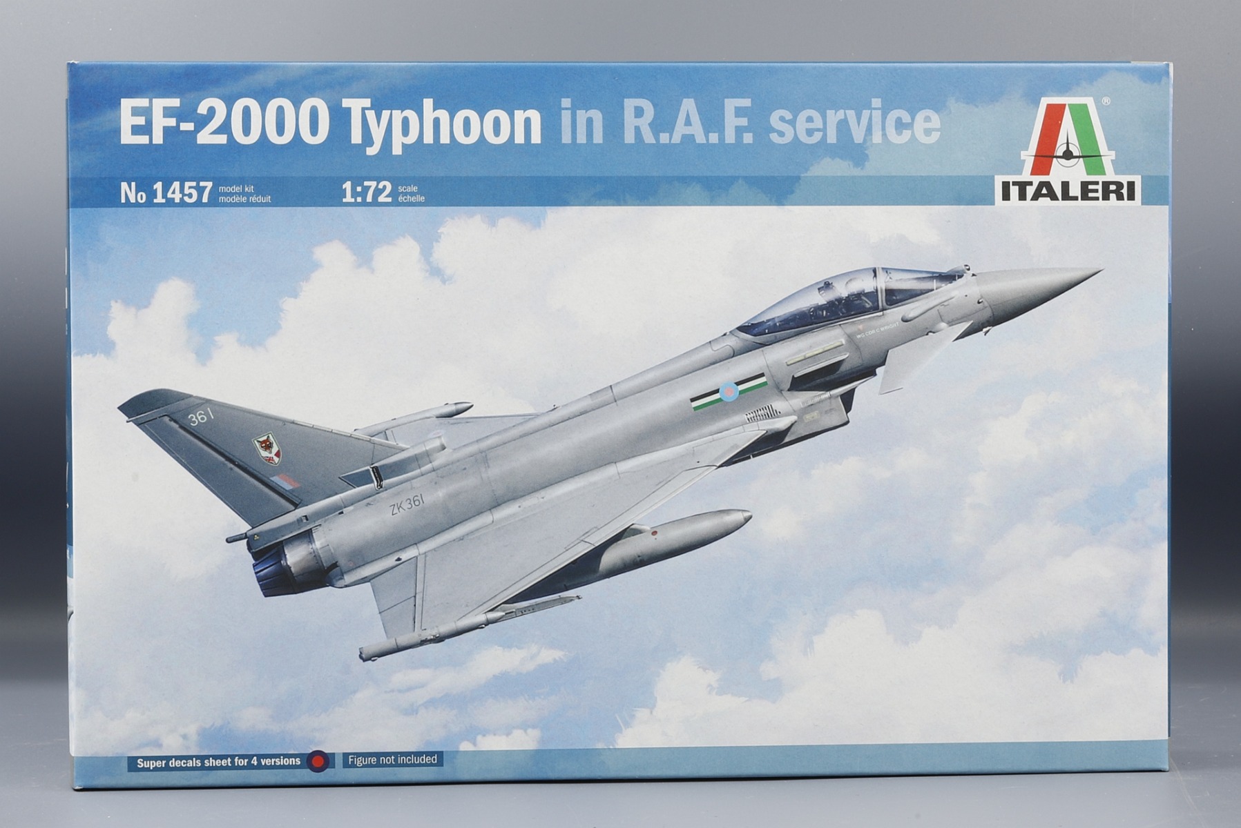 Italeri IT1457 Eurofighter EF-2000 Typhoon R.A.F. Service Super Decal, model kit