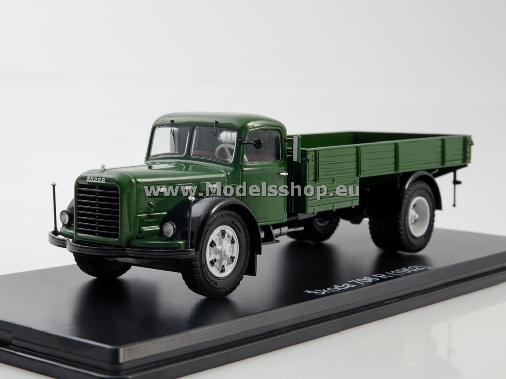SSM1461 Skoda 706R flatbed truck, 1952 /dark green/