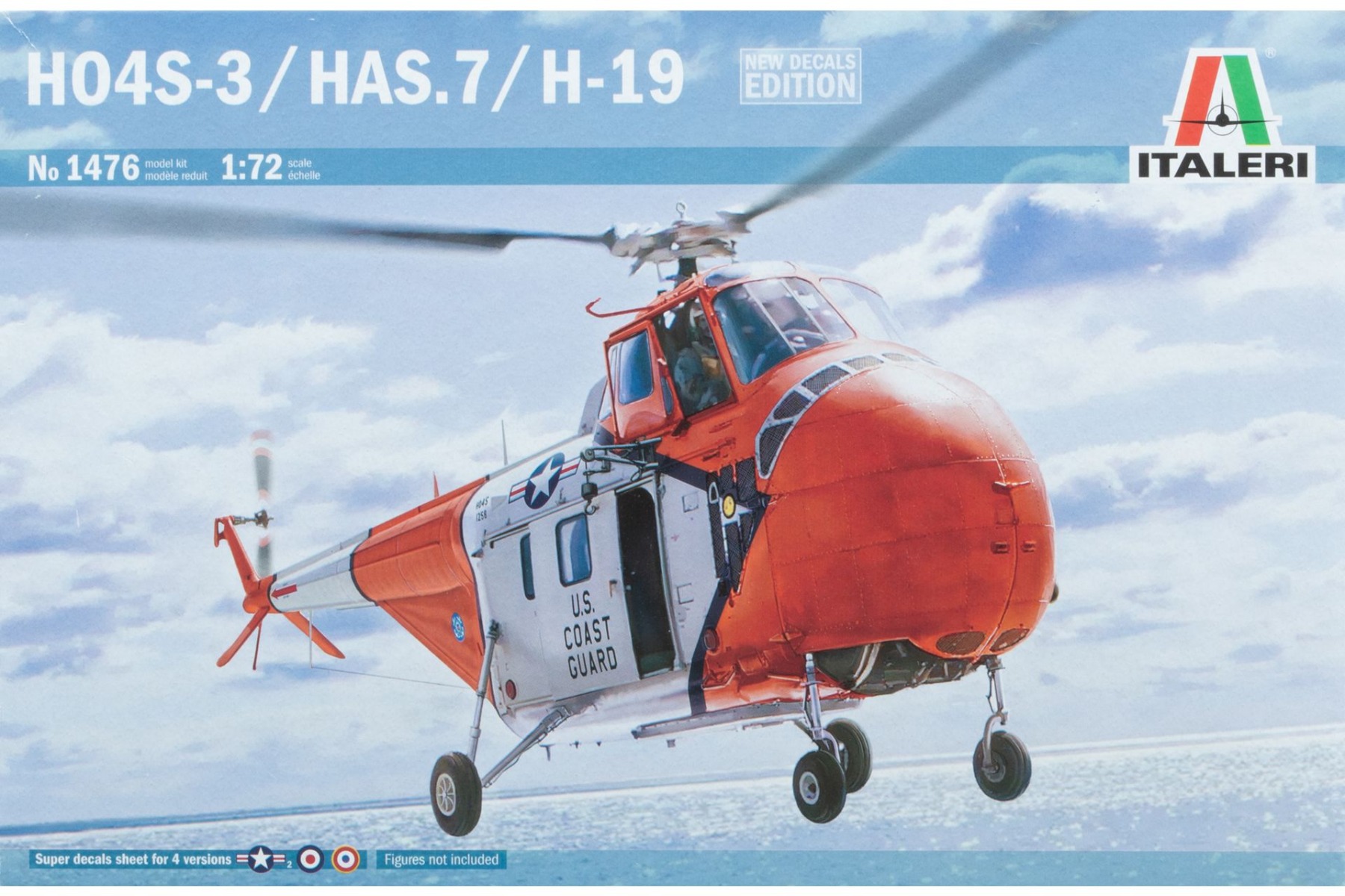 Italeri IT1476 HO4S-3 / HAS.7 / H-19 ( Sikorsky S-55), model kit