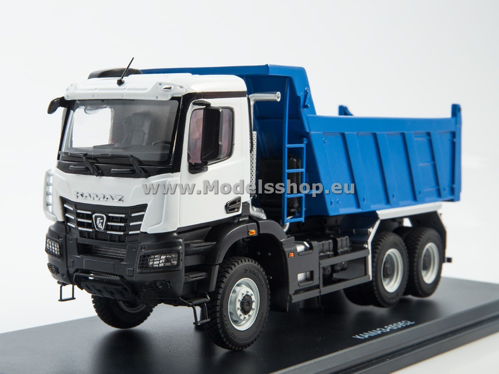KAMAZ-65952 dump truck /white-blue/