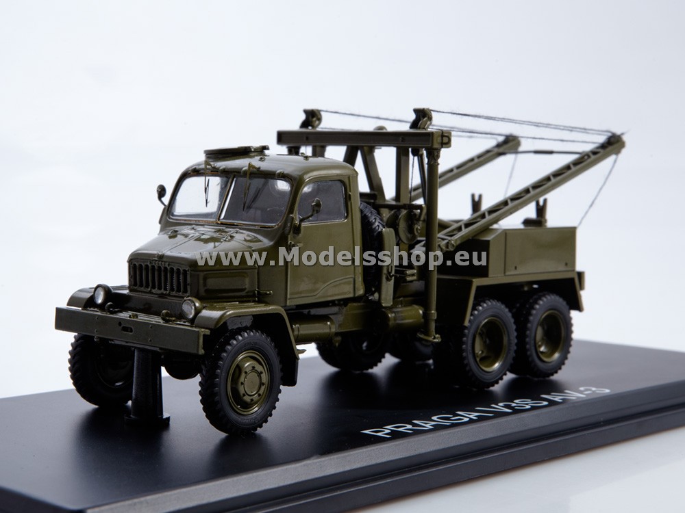 SSM1488 Praga V3S AV-3 tow truck /khaki/