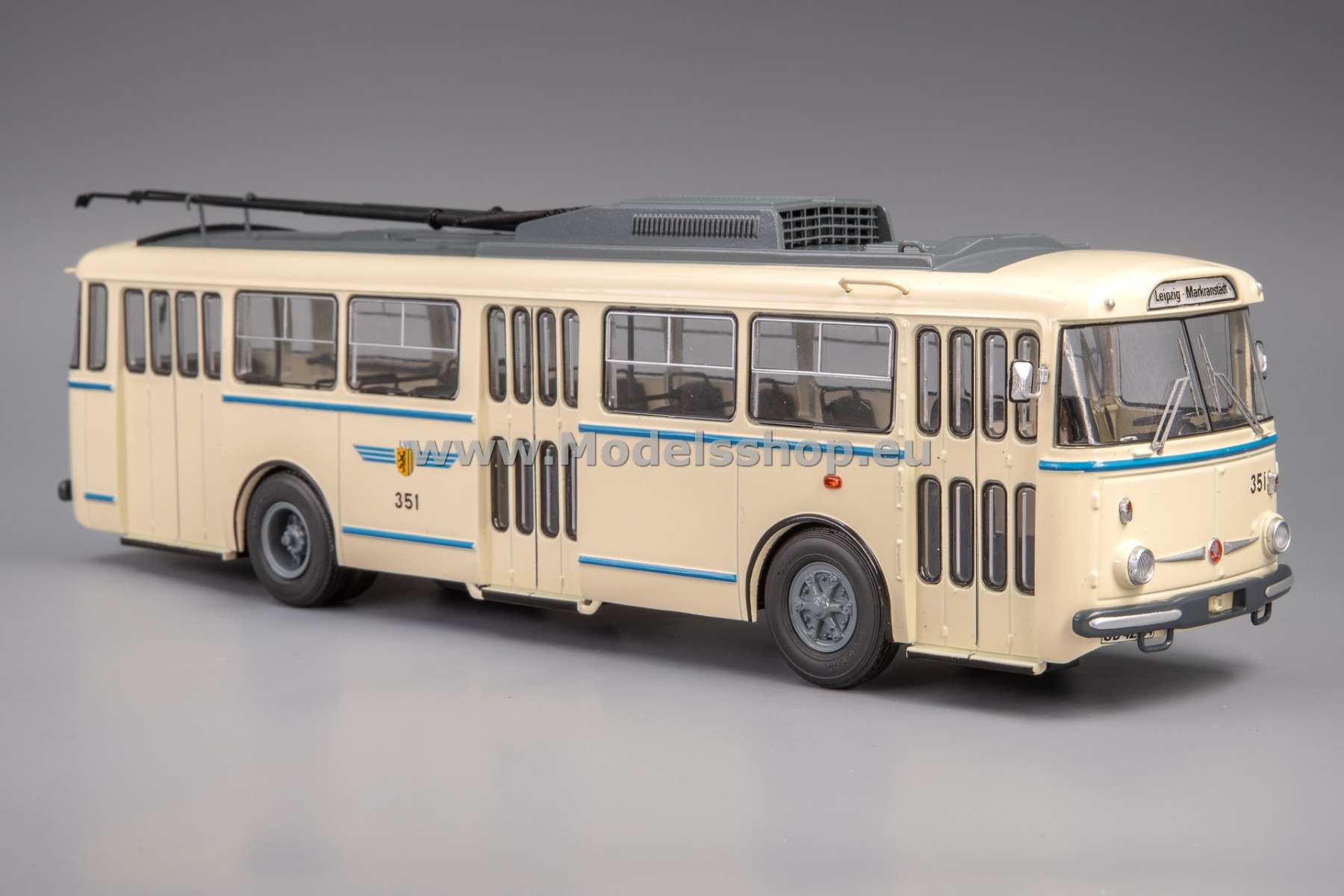 PCL47170 Skoda 9TR, trolleybus, Leipziger Verkehrsbetriebe /beige/