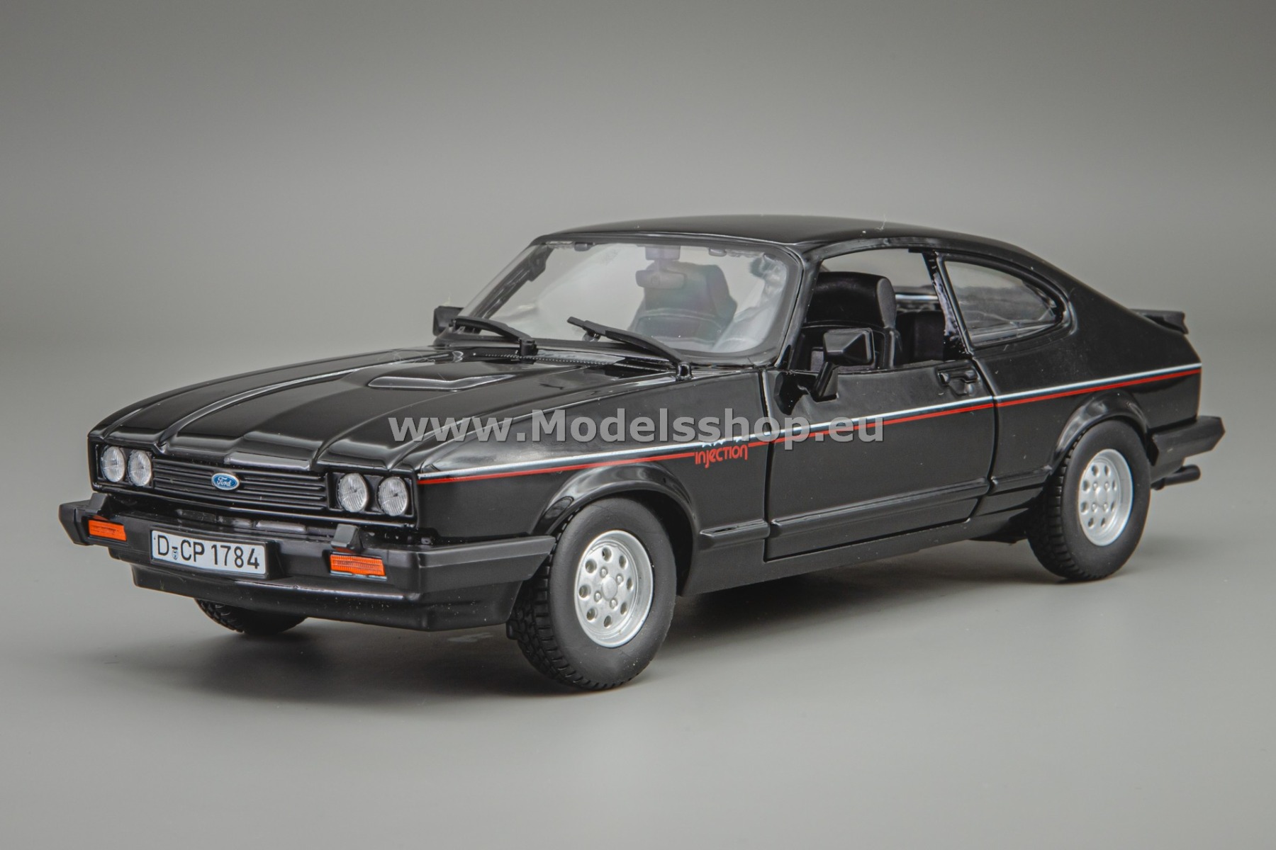 Bburago Ford Capri MK III, 1982 /black/ 18-21093