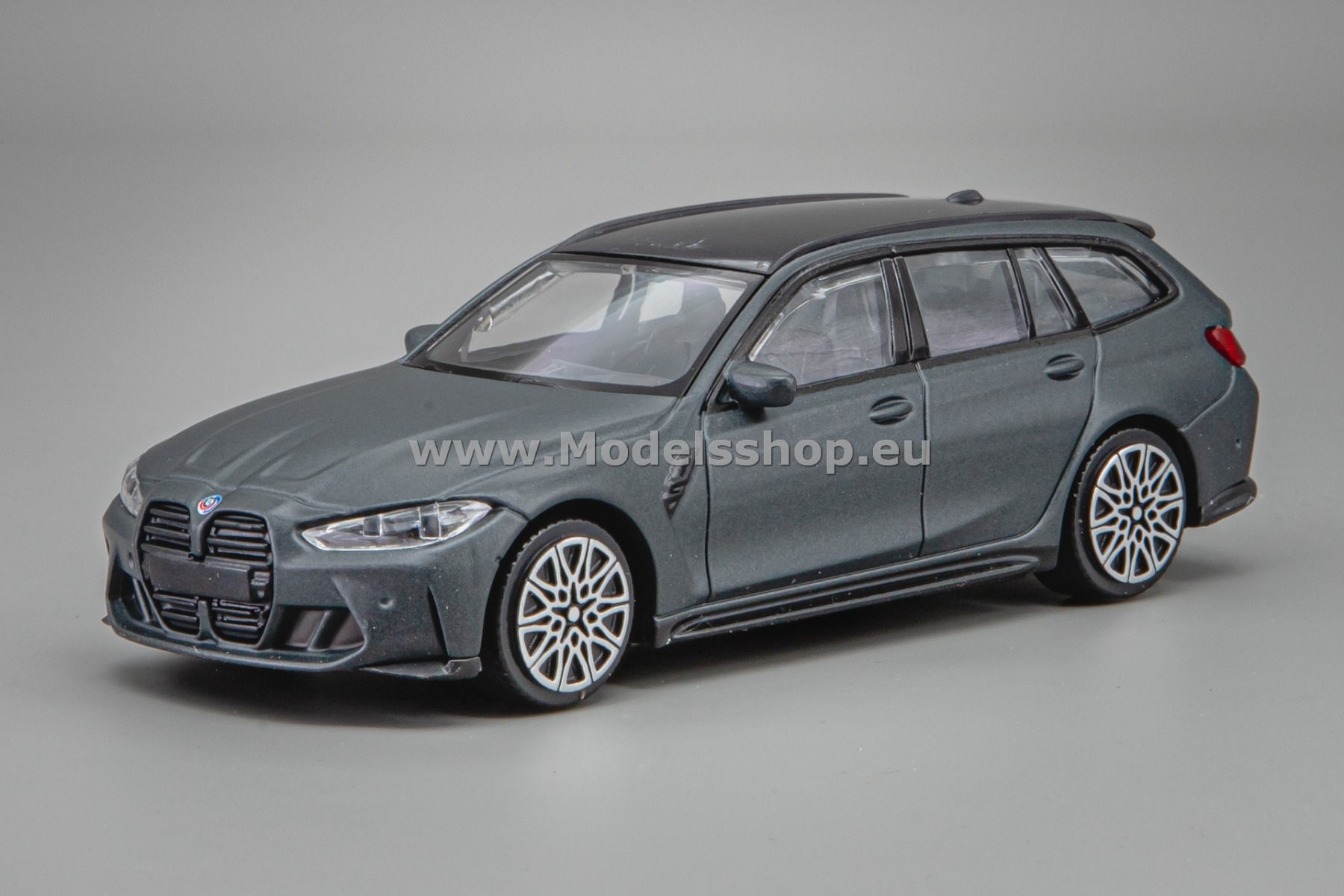 Bburago BMW M3 Competition Touring (G81), 2023 /matte - grey/ 18-30479GY