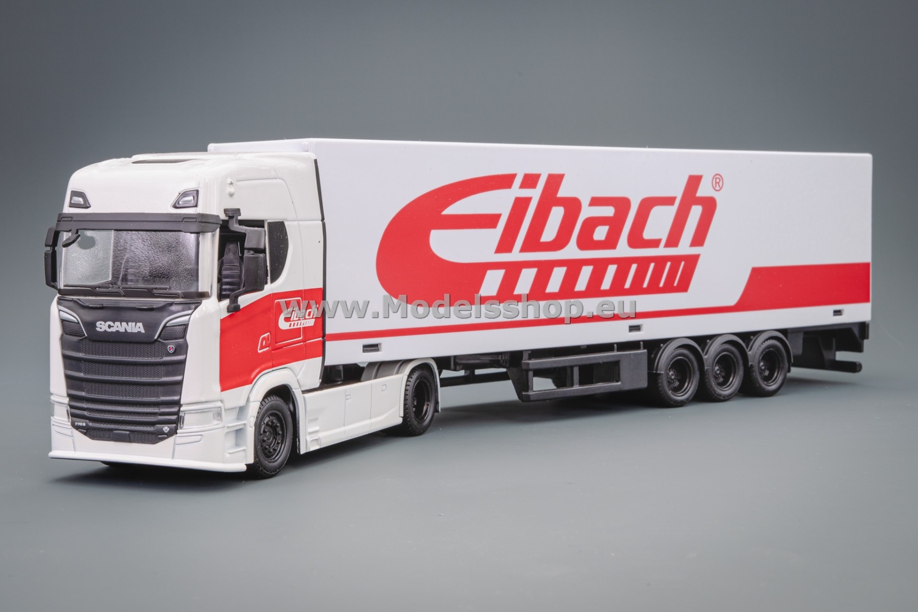 Bburago Scania S730 Highline tractor truck with semitrailer 