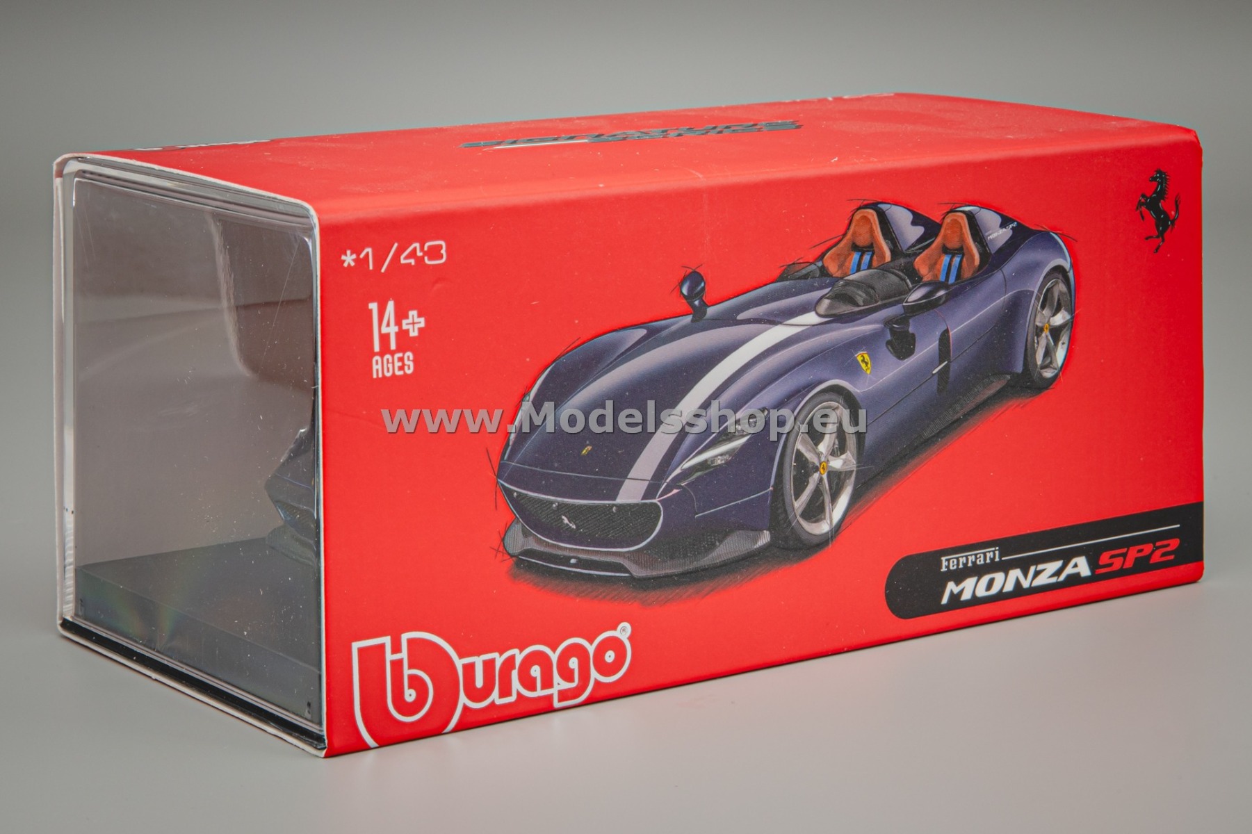 Bburago Ferrari Monza SP2 Convertible Limited Edition /blue/ 18-36913
