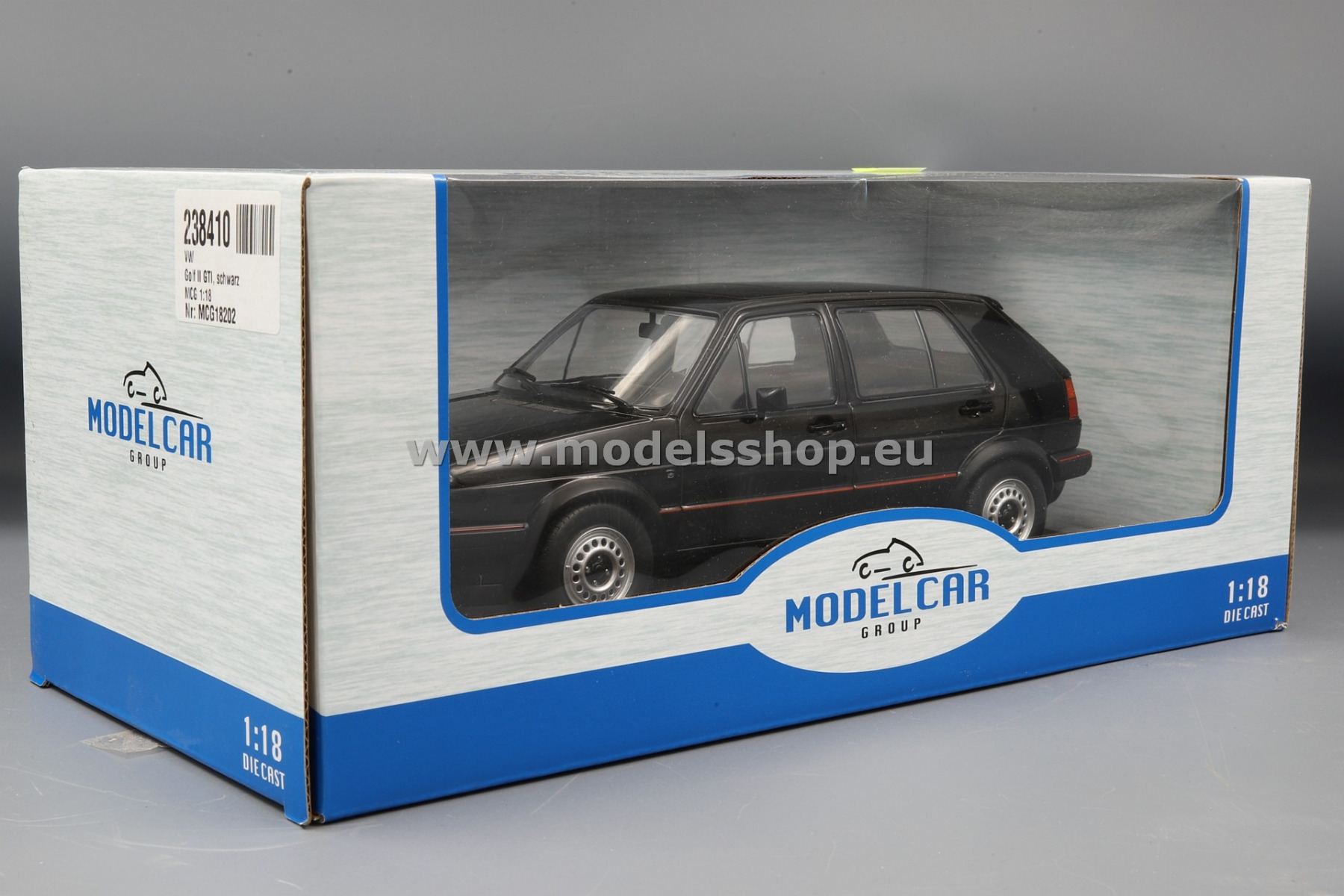 1/18 フォルクスワーゲン ゴルフ 黒 ブラック VW Golf II GTI