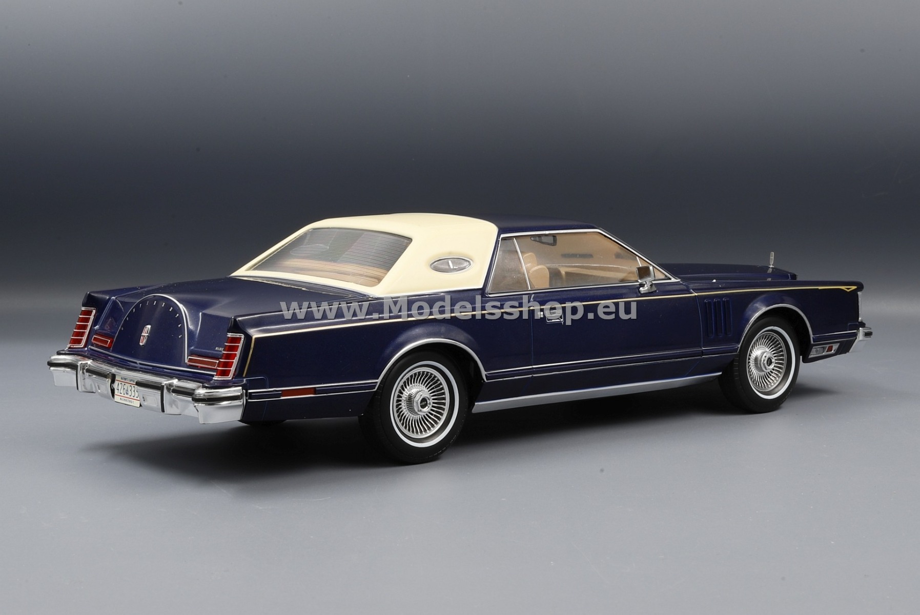Lincoln Continental Mark V, 1978 /dark blue metallic - beige/ Lincoln Continental Mark V, 1978 /dark blue metallic - beige/
