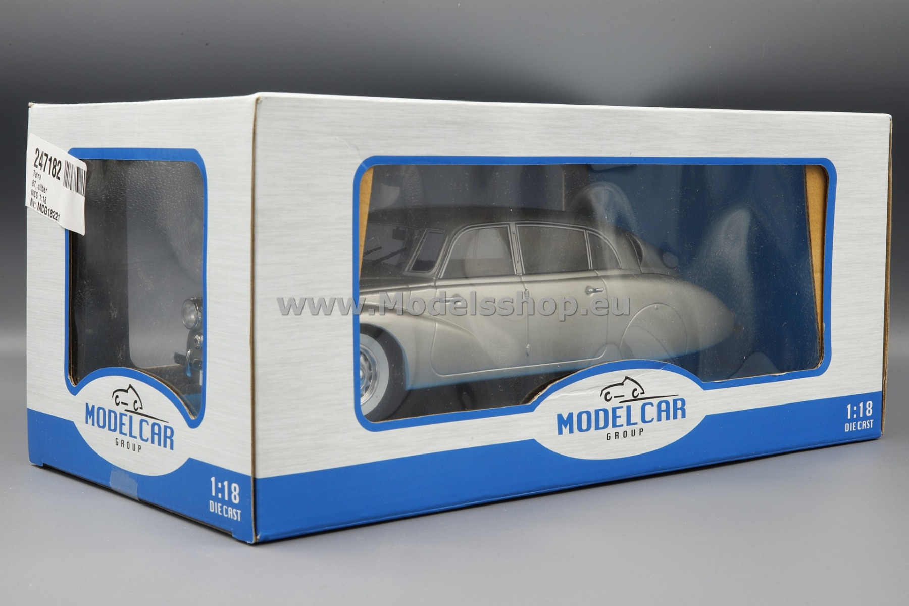 PLECHOVÉ MODELY　BLECHMODELLE　TATRA　ミニカー Tatra 87, 1937 /silver/