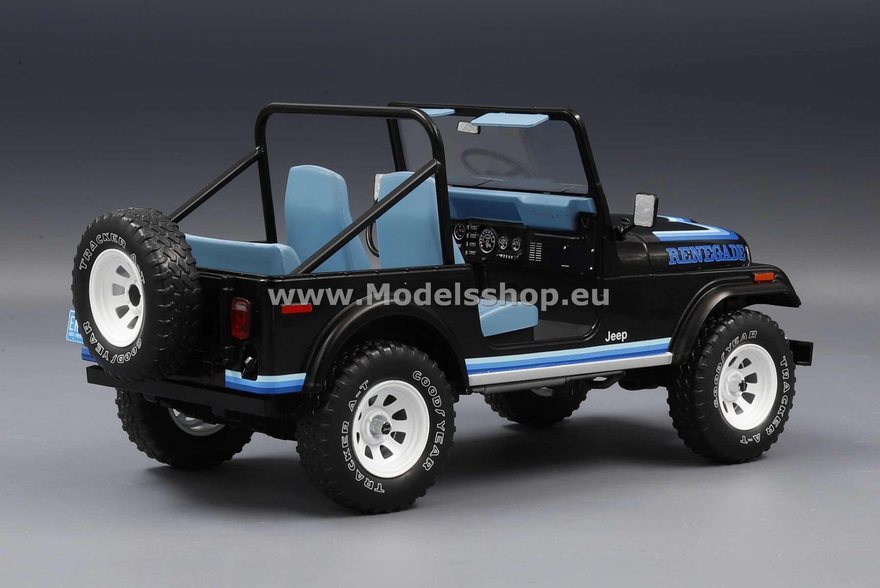 MCG 18281 Jeep CJ-7 Renegade, 1980 /black - decorated/