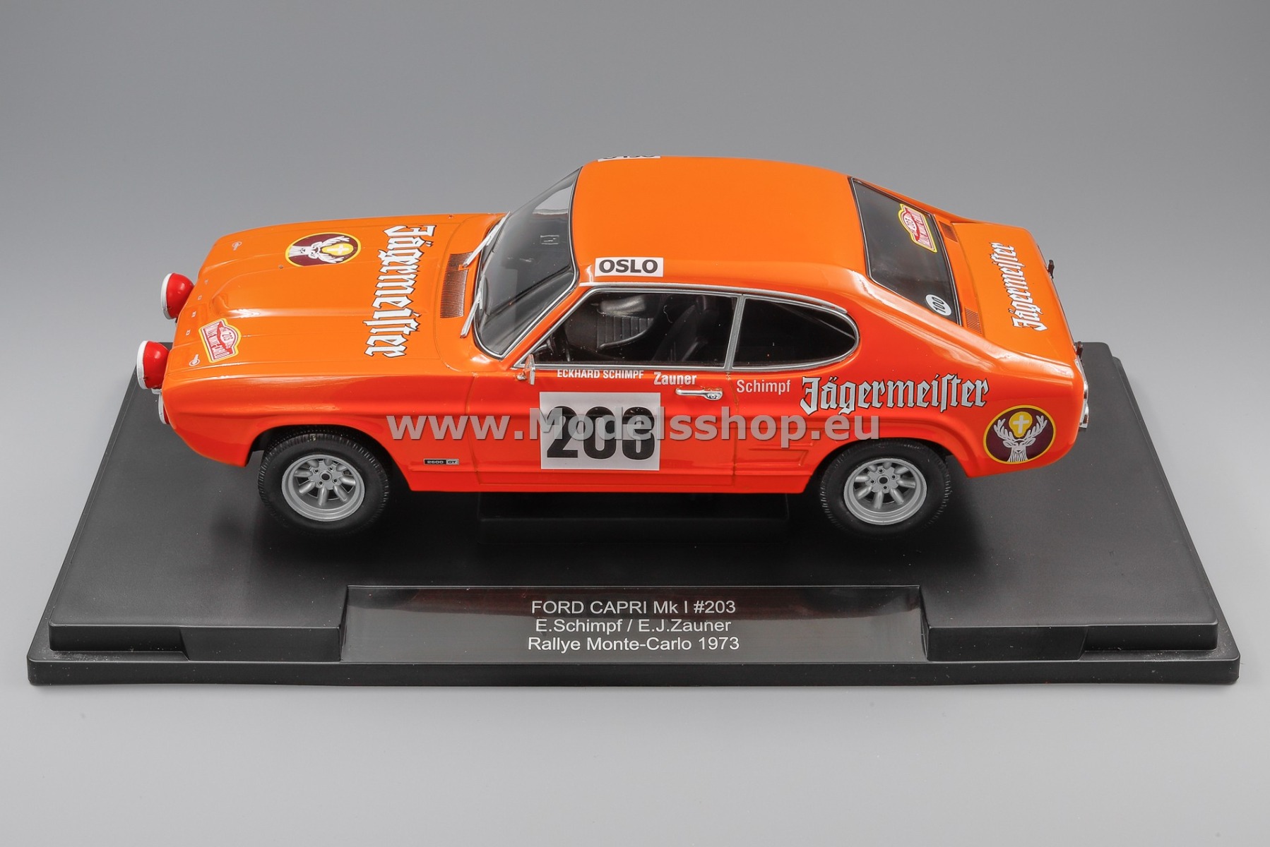 MCG 18297R Ford Capri MK I 2600 GT, No.203, Jägermeister