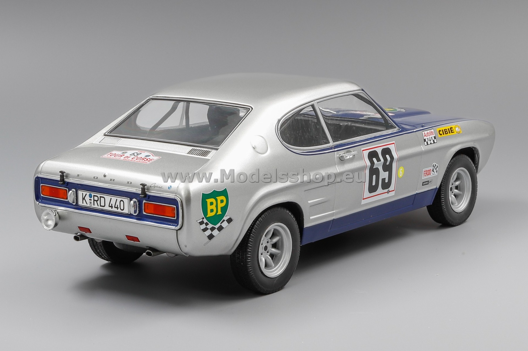 MCG 18298R Ford Capri MK I 2600 GT, No.69, Tour de Corse