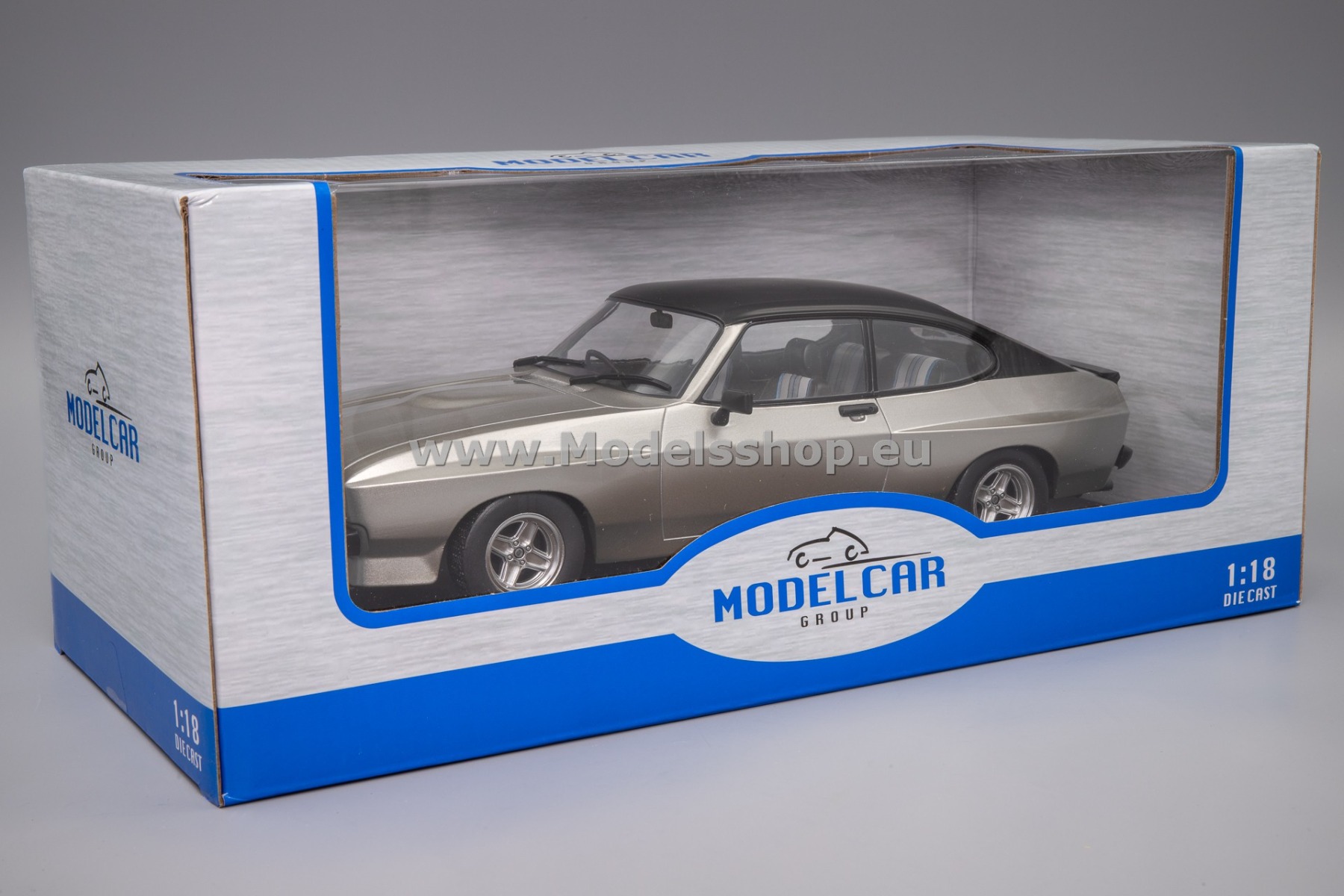 MCG18349 Ford Capri MK II X-Pack, 1975 /silver - matt black/