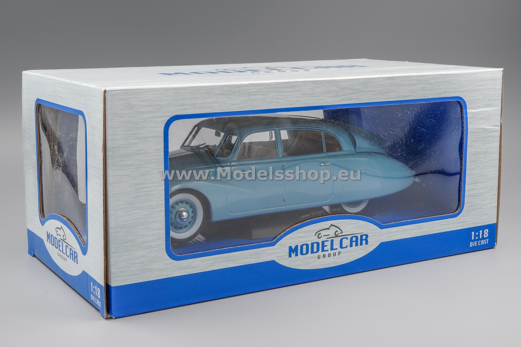 ModelCarGroup 1:18 Tatra 87 ライトブルー MCG18362 モデル 車