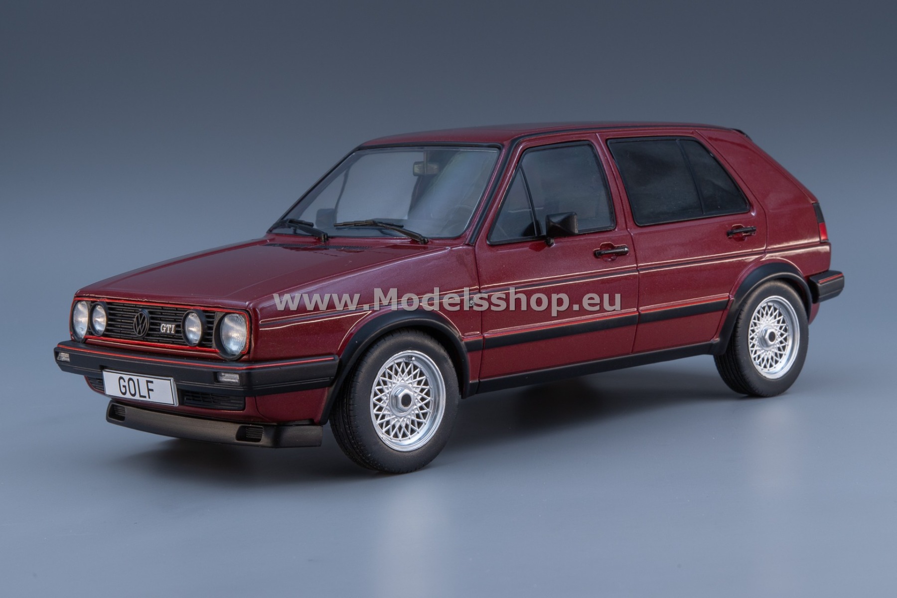 MCG 18391 Volkswagen Golf II GTI, 1984 /dark red - metallic/
