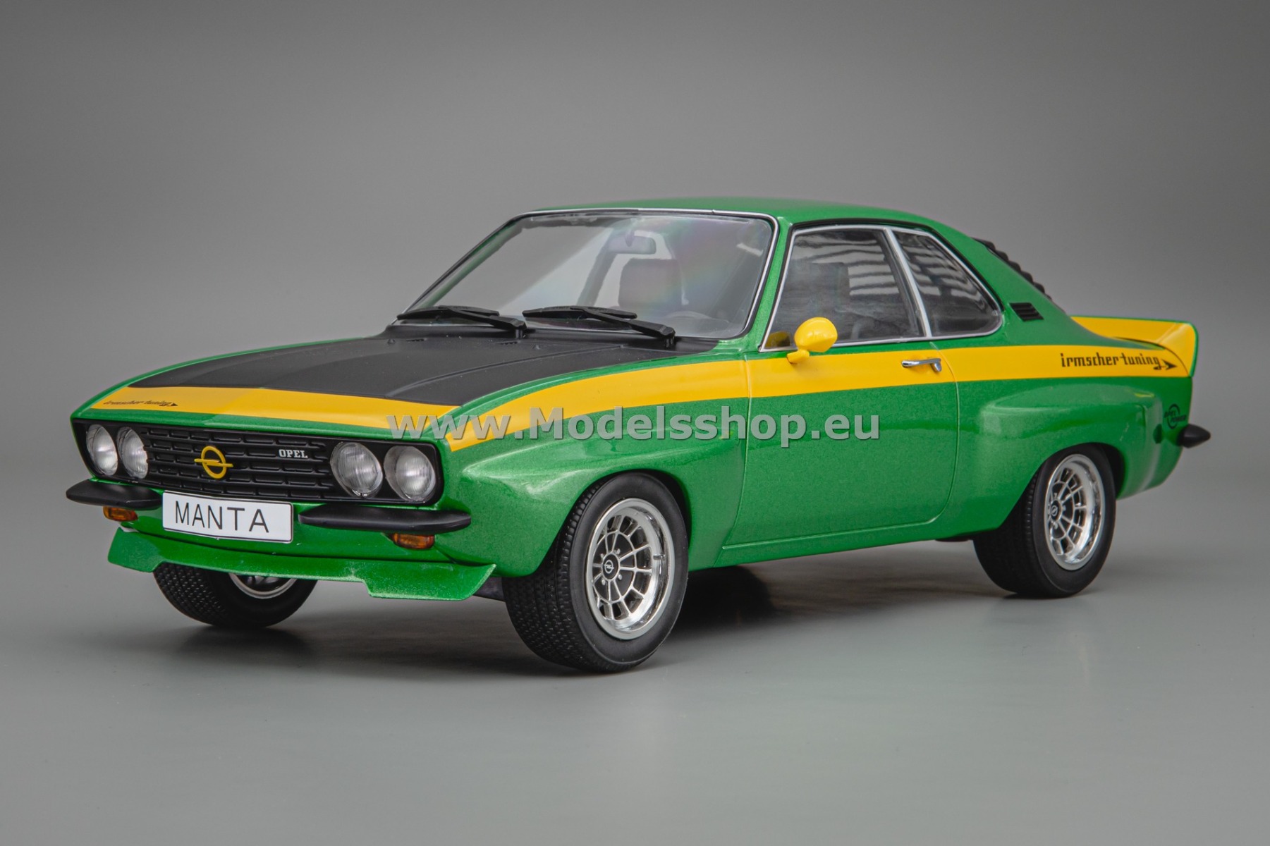 MCG18425 Opel Manta A Irmscher, 1974 /green metallic - yellow/