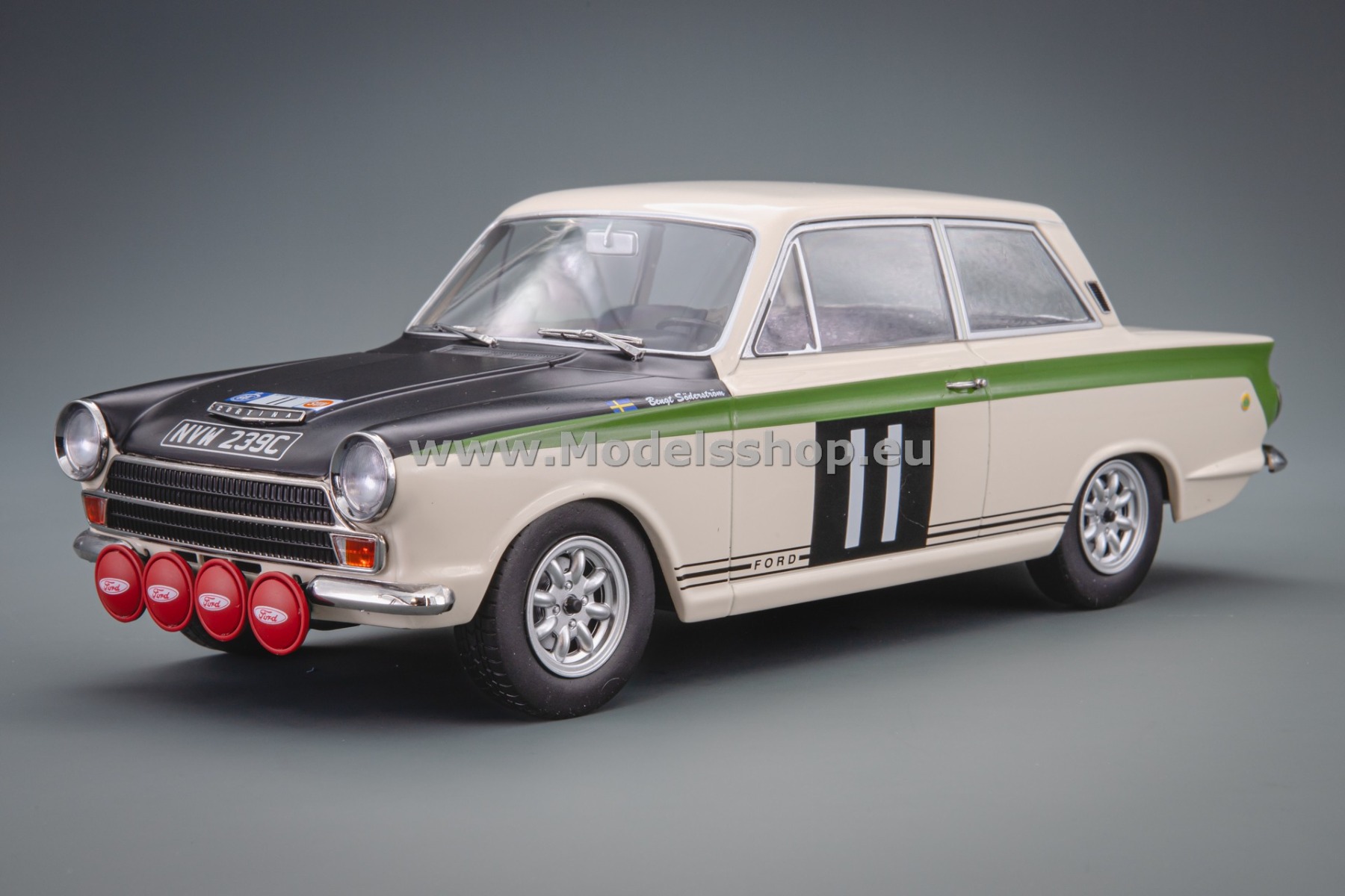 MCG18435 Ford Lotus Cortina MK I, No.11, Rally WM, RAC Rally 1966 B.Söderström - G.Palm
