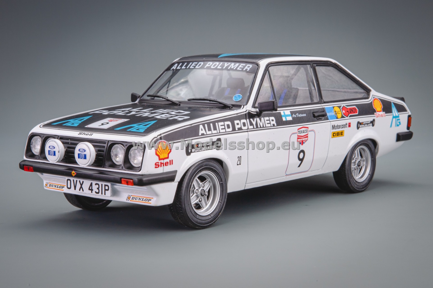 MCG18437R Ford Escort MK II RS 2000, No.9, FIA WRC, Tour of Great Britain 1977, A.Vatanen - P.Bryant