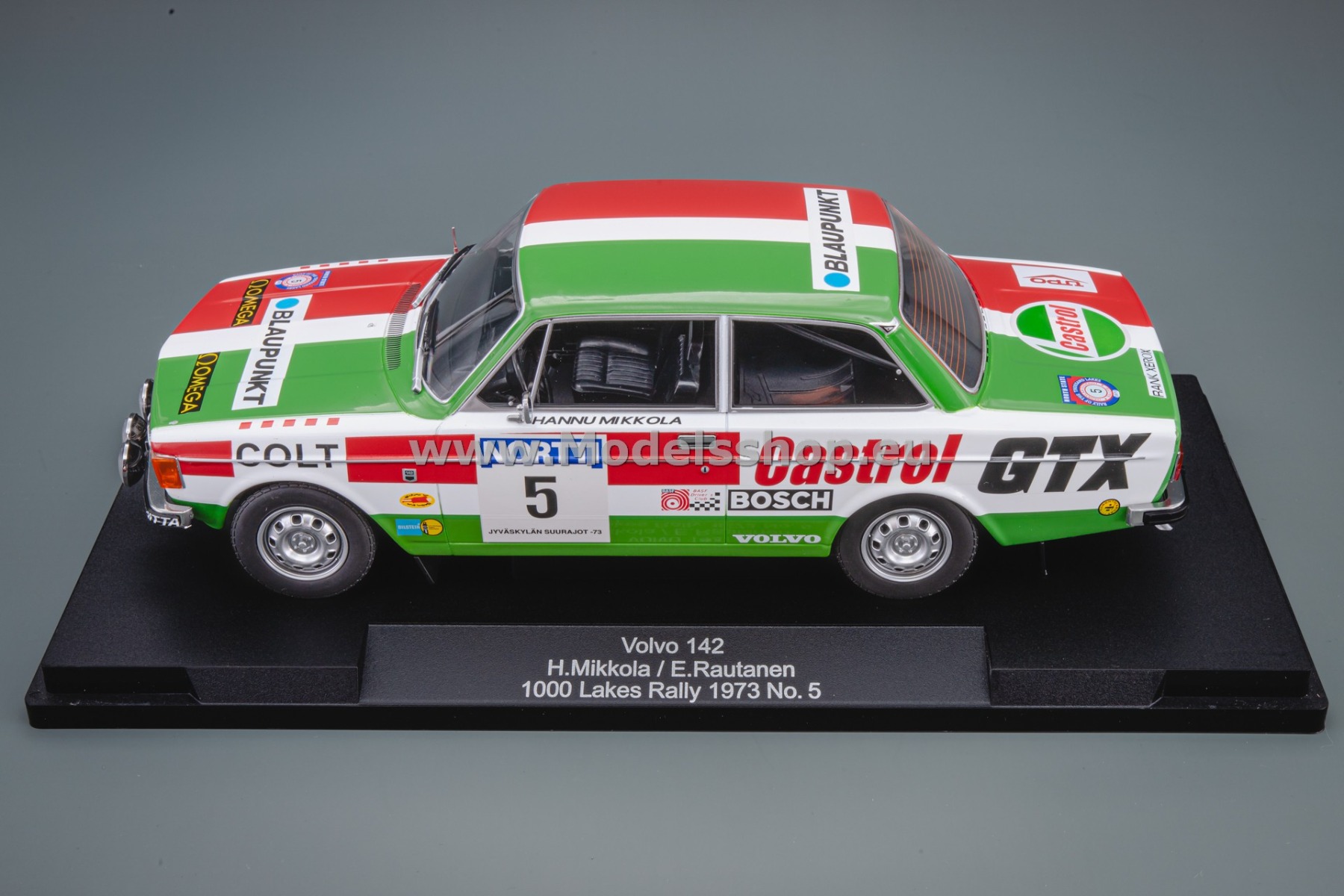 MCG18529R Volvo 142, Rally WM, No.5, 1000 Lakes Rally 1973, H
