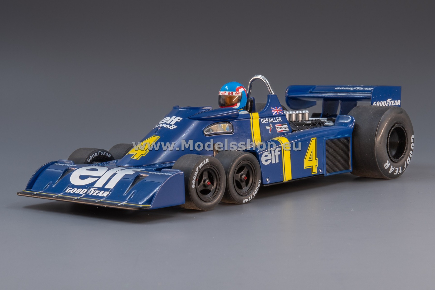 MCG 18615F Tyrrell P34, No.4, Eleven team Tyrrell, Formula 1, GP Sweden 1976 P.Depailler