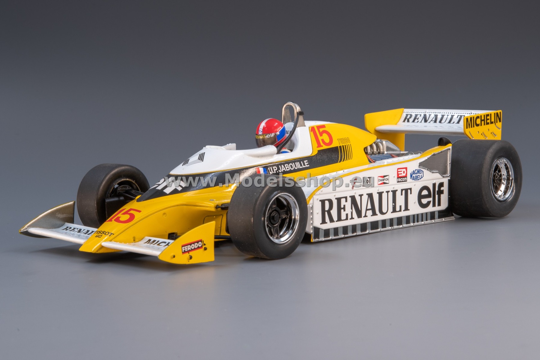 MCG 18616F Renault RS10, No.15, Équipe Renault Eleven, Formula 1, GP France 1979 J-P.Jabouille