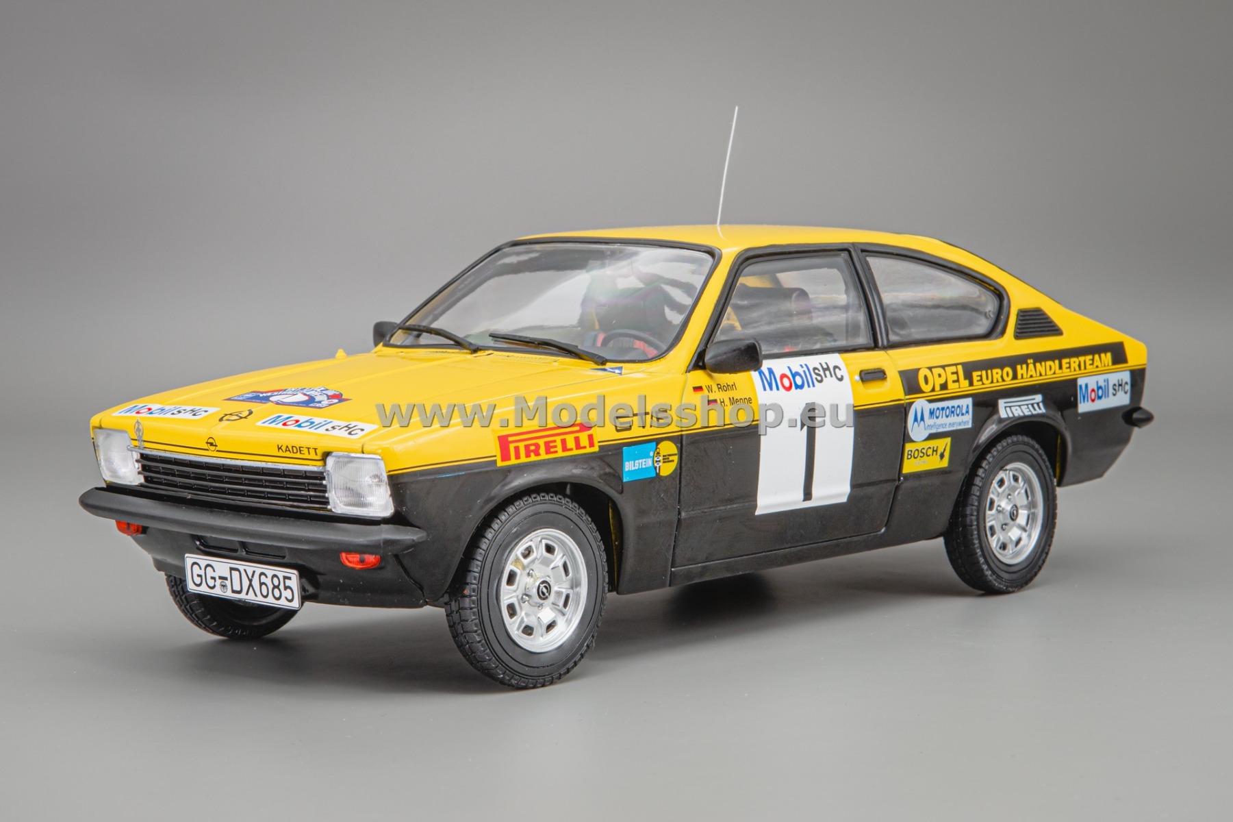 MCG18651R Opel Kadett C Coupe GT/E, No.1, Westfalen-Lippe Rallye 1977, W.Röhrl - H.Menne