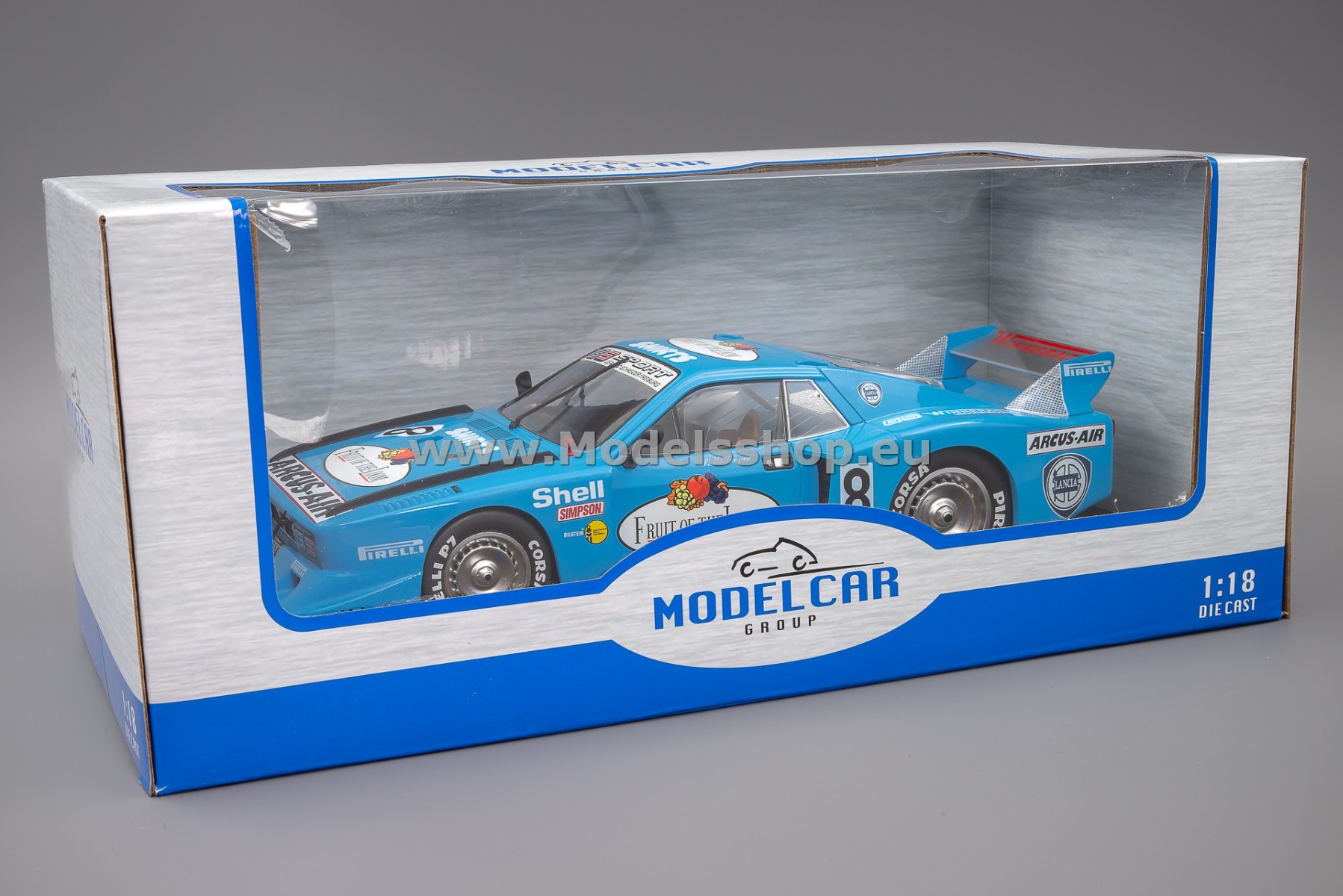 MCG18811R Lancia Beta Montecarlo Gr.5, No.8, GS Sport, Fruit