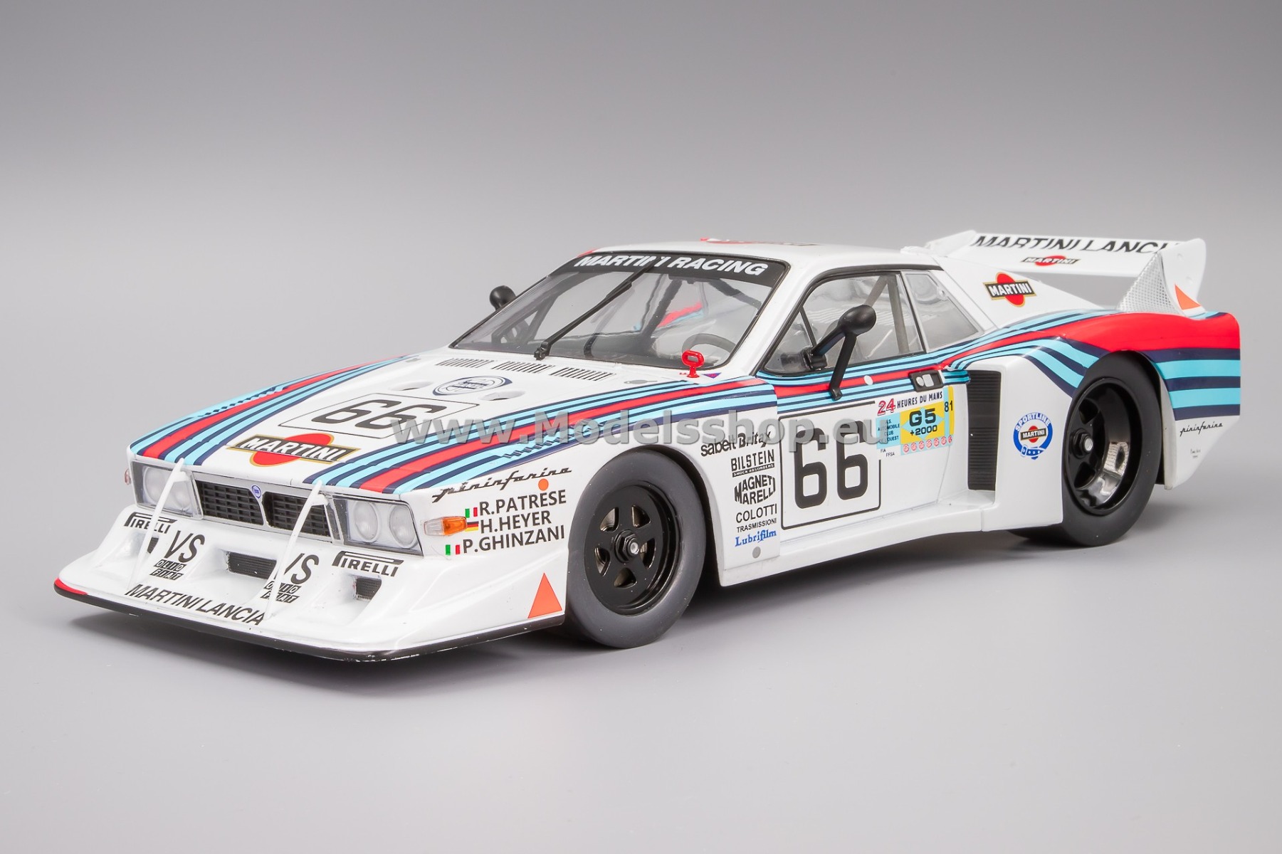 MCG18813R Lancia Beta Montecarlo Gr.5, No.66, Martini Racing, Martini, 24h Le Mans 1981, R.Patrese/H.Heyer/P.Ghinzani