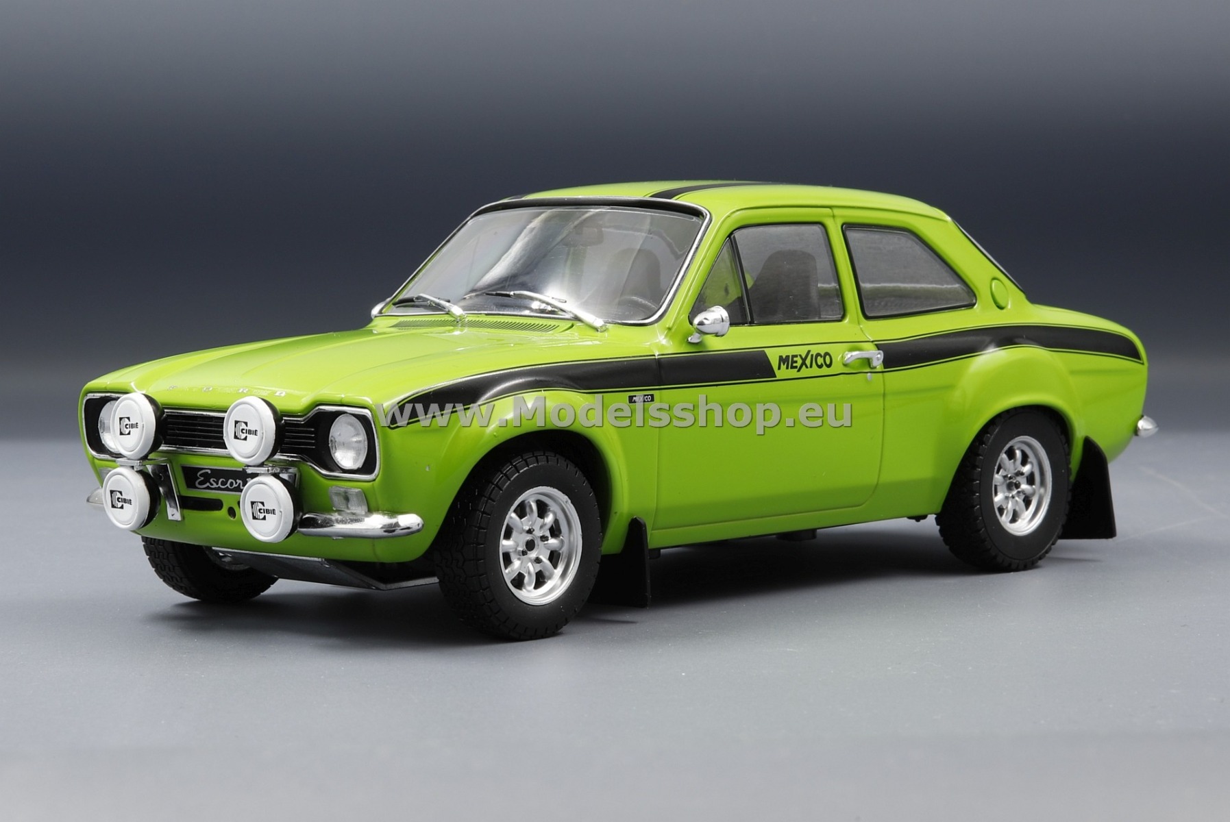 Ford Escort MK1 RS Mexico, 1974 /light green - decorated/
