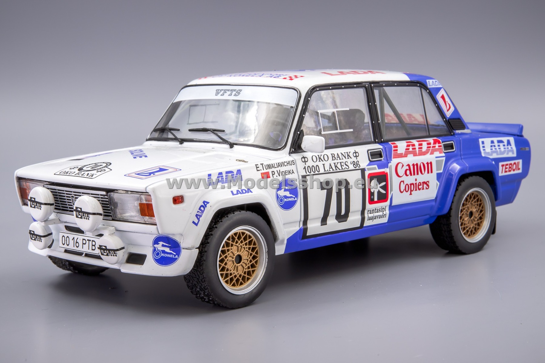 IXO18RMC181A.22 Lada 2105 VFTS,  No.70, 1000 Lakes Rally Finland 1986, E.Tumalevicius / P.Videika