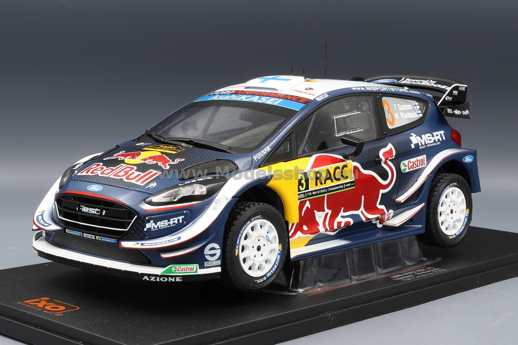 Ford Fiesta WRC, No.3, Red Bull, Rallye WM, Rallye Catalunya, 2018, T.Suninen/M.Markula