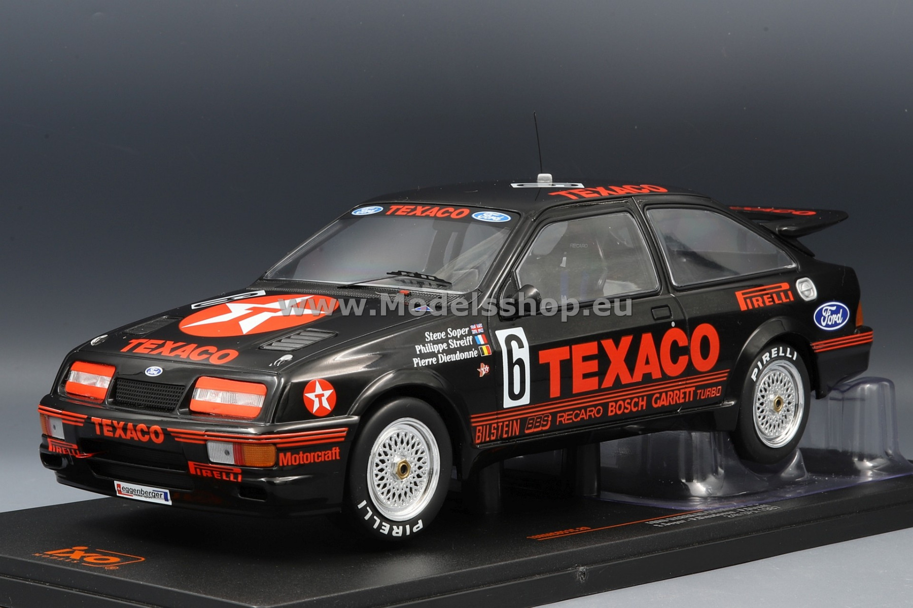 IXO 18RMC051C.20 Ford Sierra RS Cosworth, No.6, WTCC, 24h Spa, 1987, S.Soper/P.Dieudonne/P.Streiff