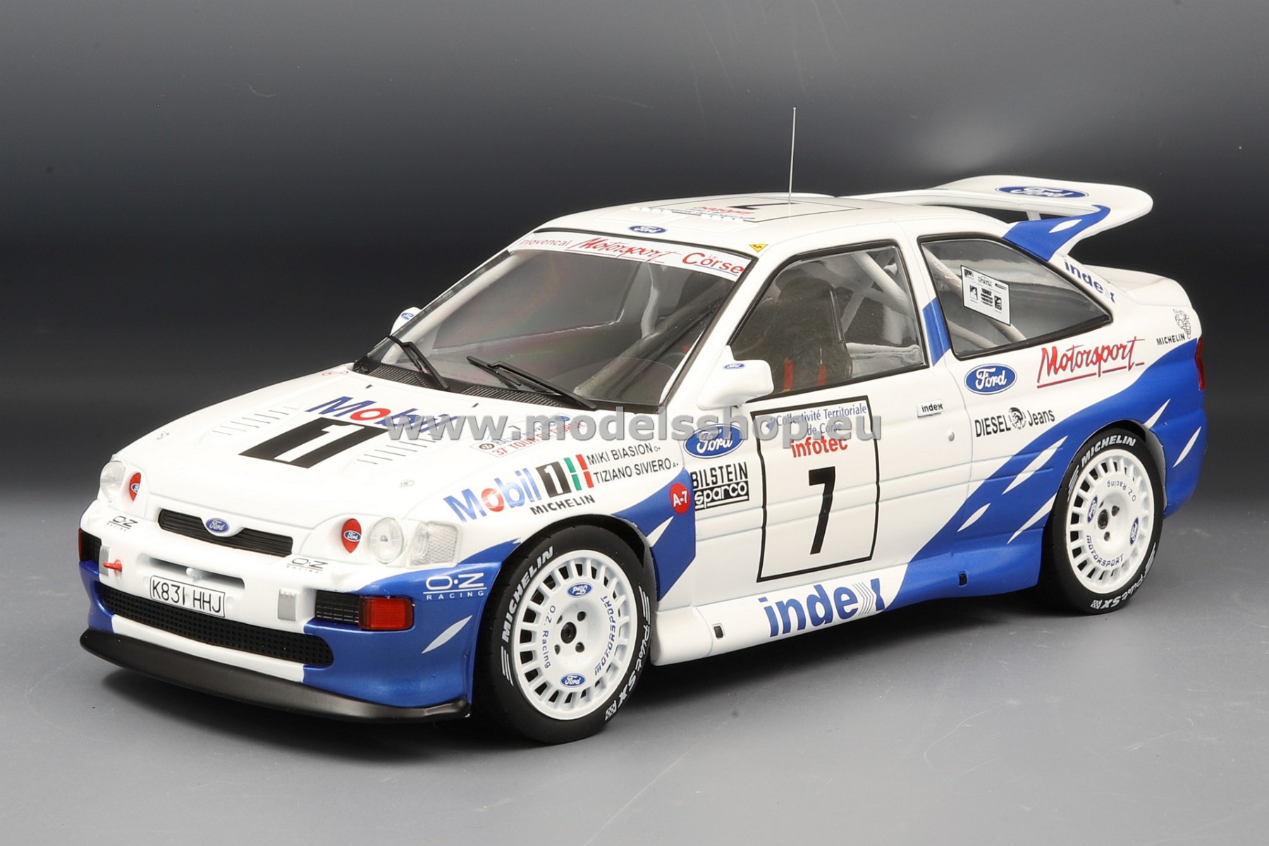 FORD Escort RS Cosworth Rally TourDeCorse'93 #7, M.Biasion / T.Siviero