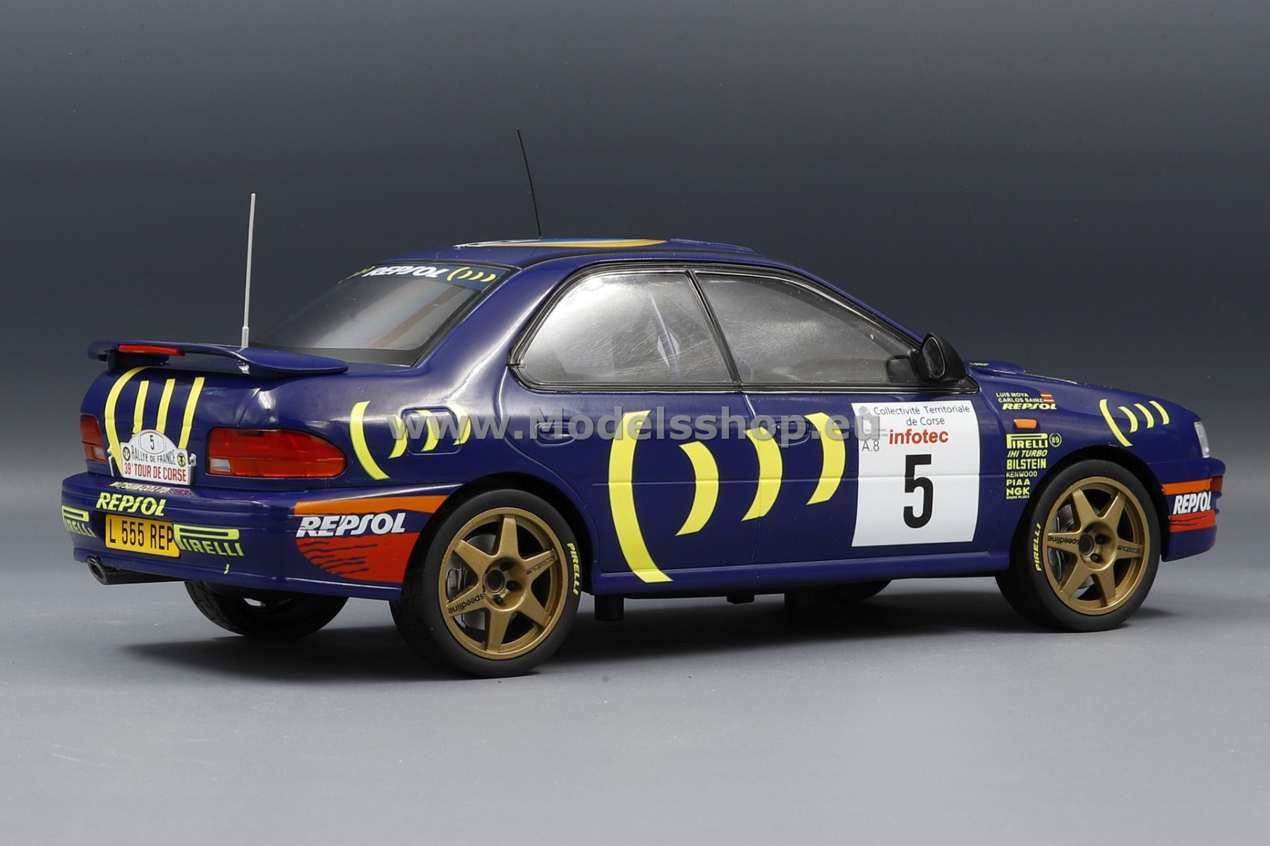 ブランドのギフト Rally No.5, 555, Impreza Subaru WM, C 1995, Corse, de Tour 乗用車