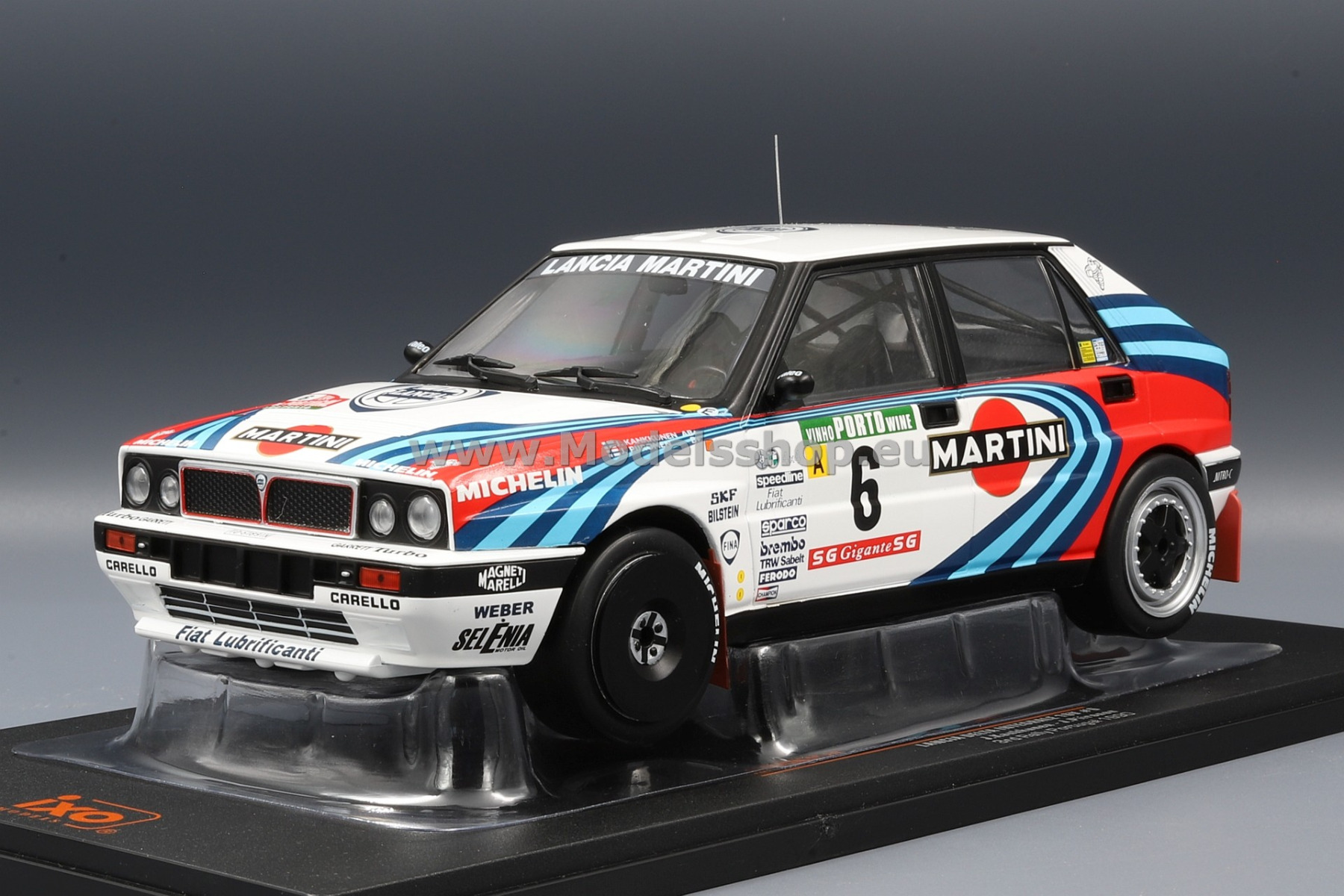 Lancia Delta Integrale 16V, No.6, Lancia Martini, Martini, Rallye WM, Rally Portugal, 1990, J.Kankkunen/J.Piironen